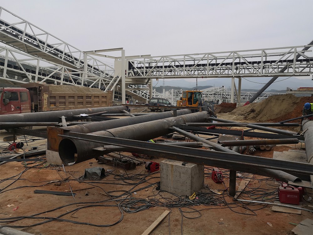 鄂尔多斯螺旋钢板仓湛江5000吨项目进展
